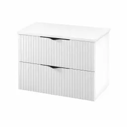 Cersanit Tirso Set 80cm Bela (Ormarić sa fiokama + Radna ploča)