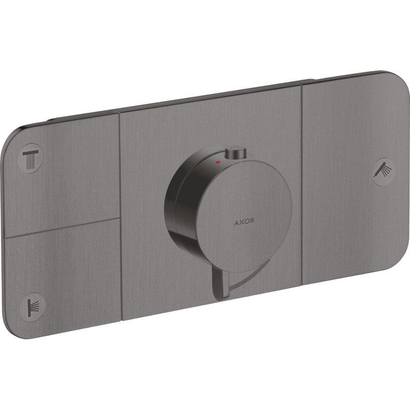 Hansgrohe Axor one termostatski mešač 3 funkcije brushed black chrome 45713340