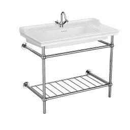 Vitra Lavabo VALARTE sa prelivom sa metalnim stalkom