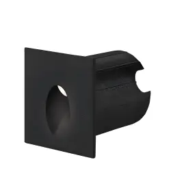 Braytron LED Zidna Svetiljka Kvadratna 2W Crni 3000K IP65 BG38-02301