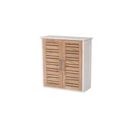 Tendance kupatilski ormarić sa 2 vrata i 1 policom STOCKHOLM 52X22X55CM MDF BAMBUS Bela