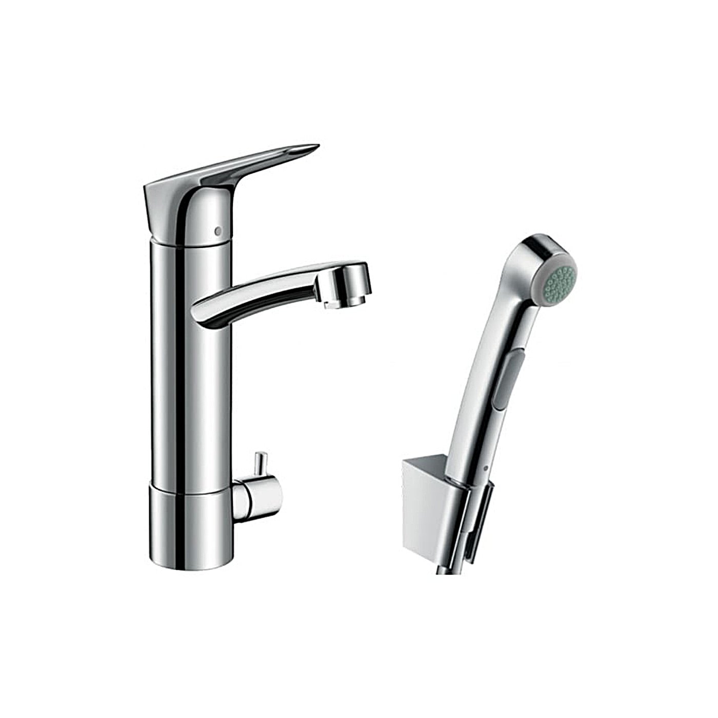 Hansgrohe Talis S za umivaonik sa stop ventilom i ručicom tuša za bide 31515000