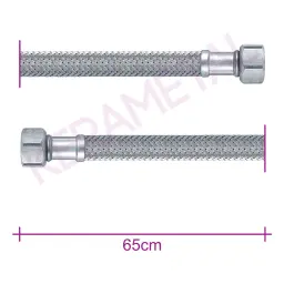 Remer Brinoks FX 3/8 3/8 FF x 65 inox