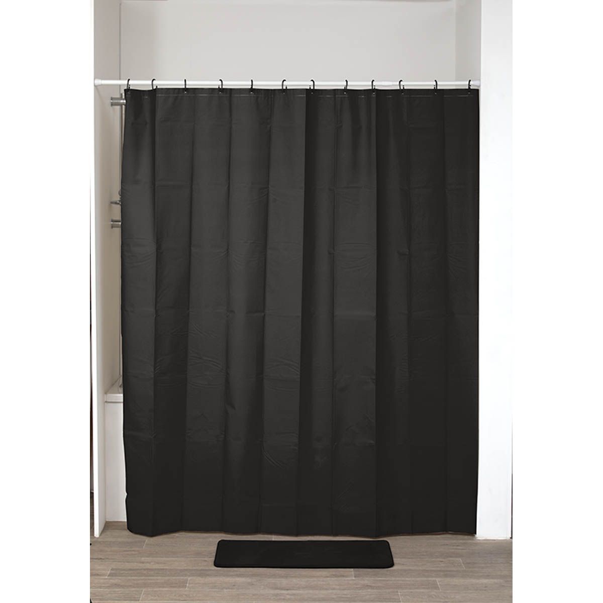Tendance Zavesa za kadu 180X200CM PEVA Crna 1101103