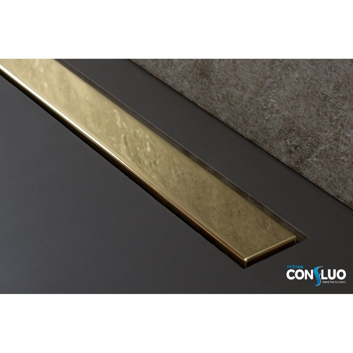 Peštan 950mm Frameless gold 13701225