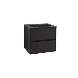 Inter Ceramic Kupatilski ormarić sa lavaboom zidni 60x56,5x46 crna
