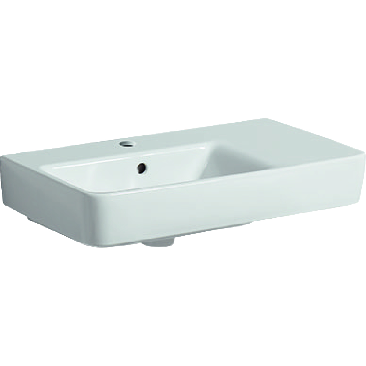 Geberit Selnova Compact Umivaonik 65x37cm sa površinom za odlaganje desno 501.551.00.1