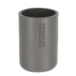 Tendance Čaša za četkice polyresin mat siva