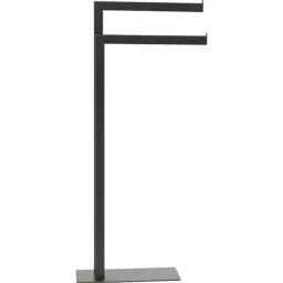 Tendance Samostojeći Držač peškira SA 2 PREČKE 36X4,5X81CM METAL Crna