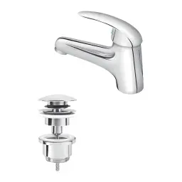 Rosan King Baterija za lavabo - sa metalnim klik-klak odlivnim ventilom J301002M