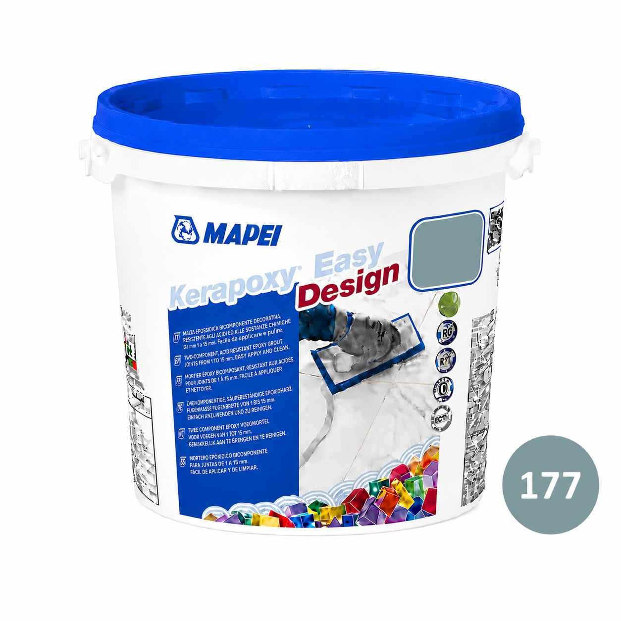 Mapei Kerapoxy easy design 177 Žalfija kantica 3 kg