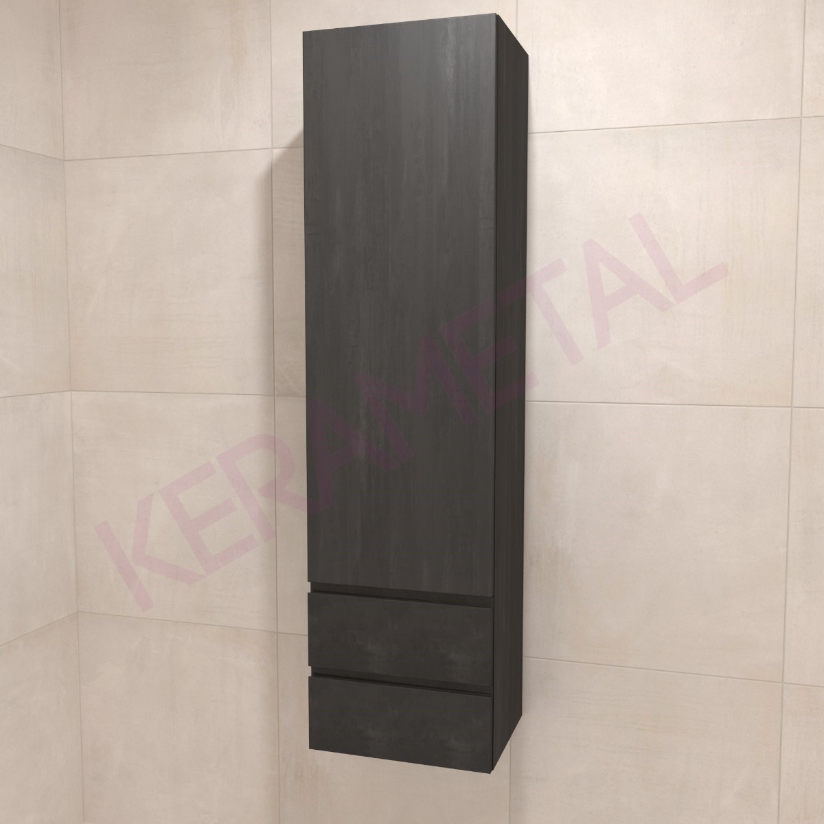 Kolpa ormarić Naomi N 1501mm Dark concrete 546880