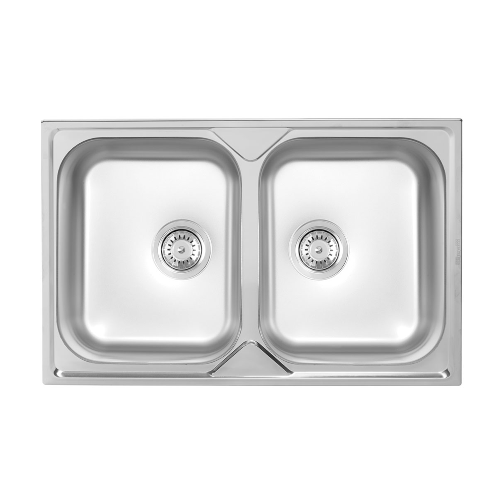 Metalac Aurora 2D Inox fi90 790x500