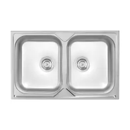 Metalac Aurora 2D Inox fi90 790x500