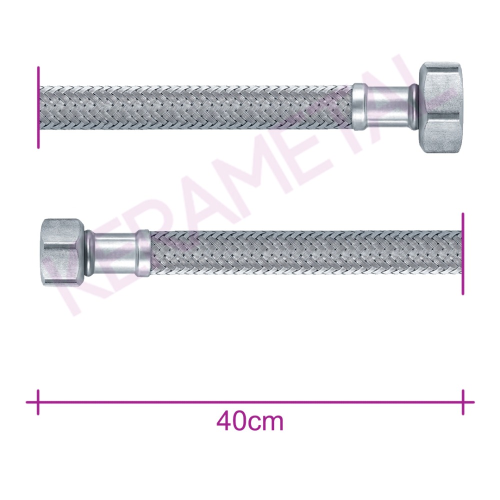 Remer brinoks FX 1/2 3/8 FF x 40 inox