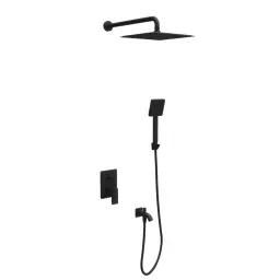 Copen Nook baterija sa tuš setom 4 mat crna C-01-117MB