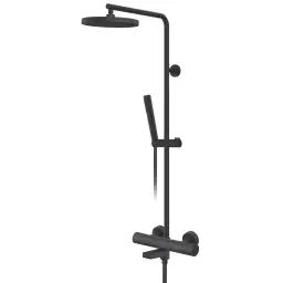 Rosan S4 Black Usponski tuš sa izlivom 437351B