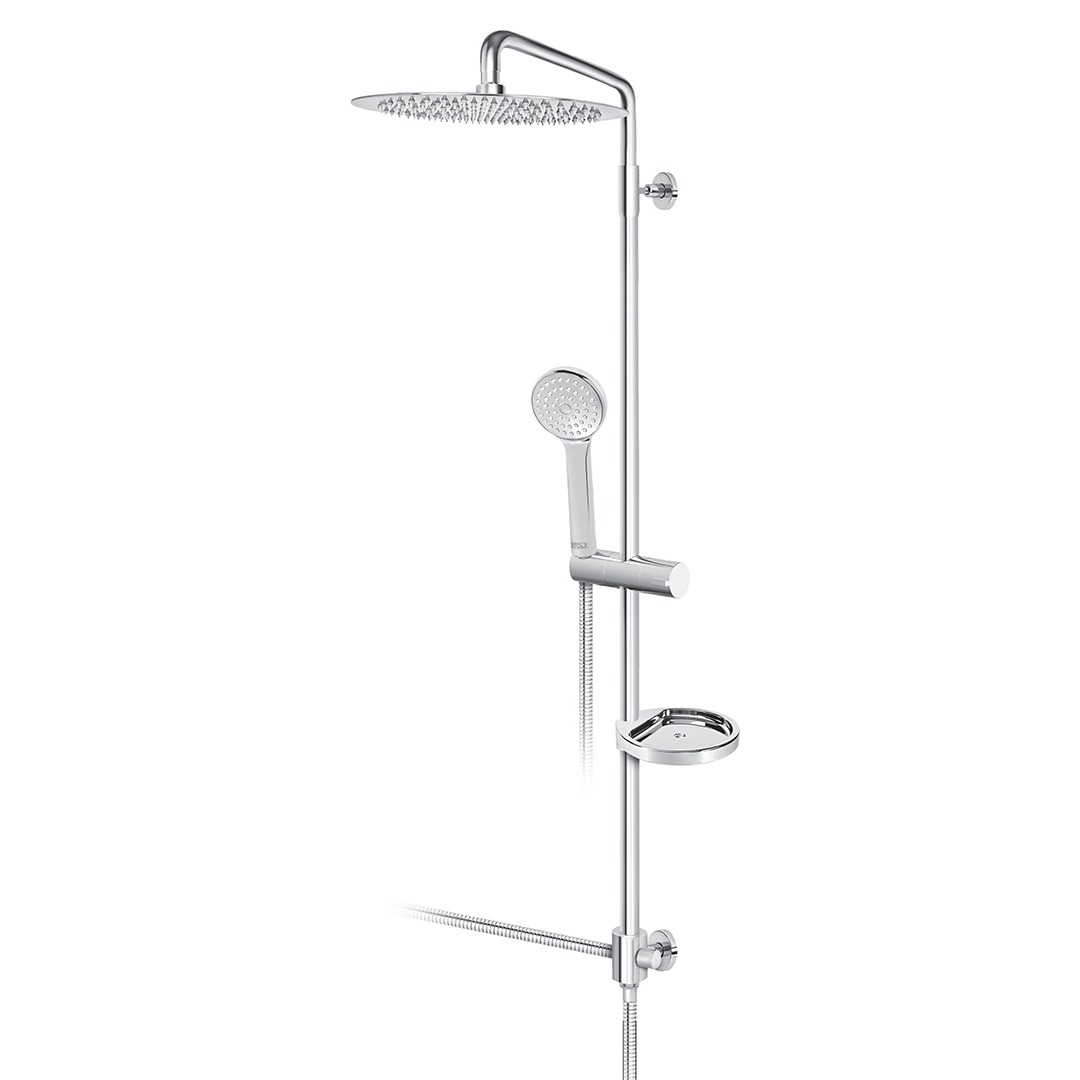Rosan Konzola tuša Stolz tuš ruža Inox D.300mm PUTK12