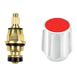 Rosan Gornji deo 3/8"-sa BELOM ručicom, CRVENA PGDK38CF