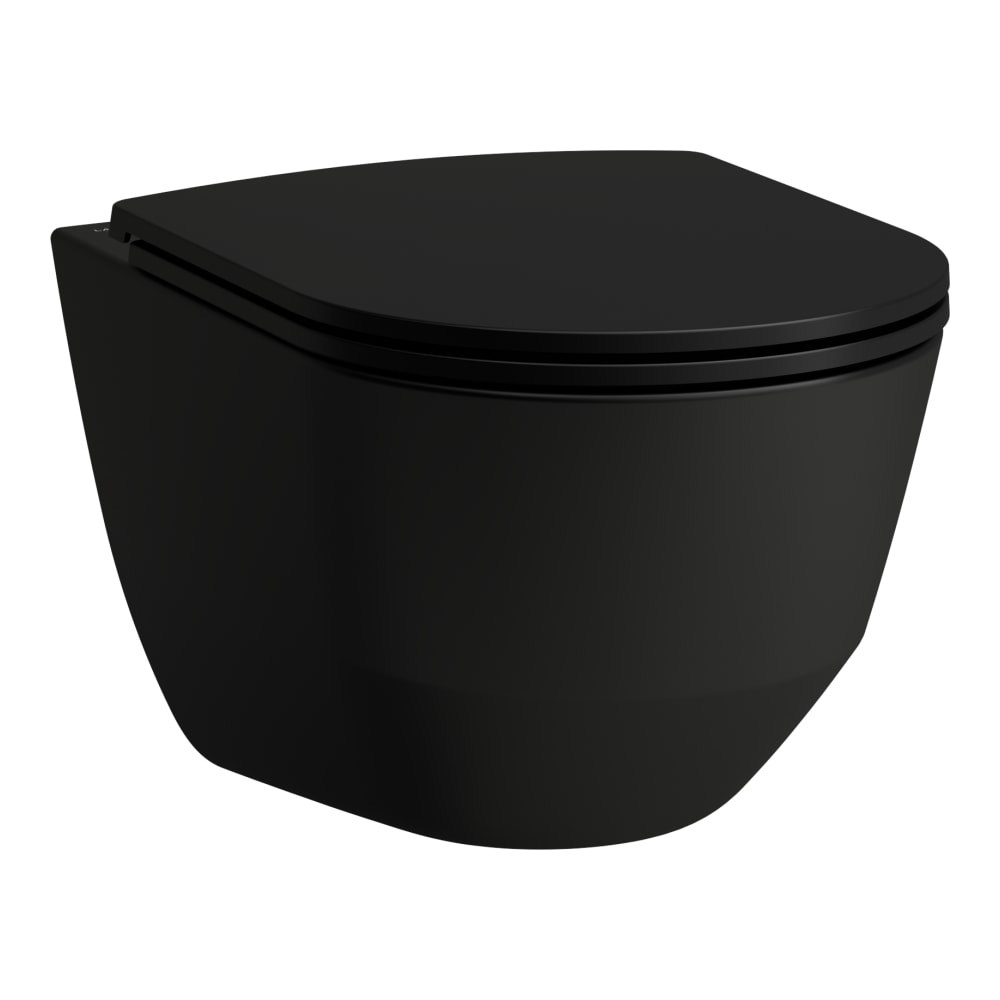 Laufen PRO konzolna WC šolja Rimless Crna 8.2096.6.716.000.1