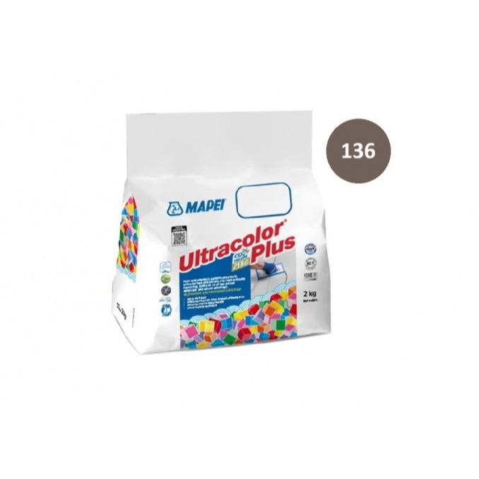 Mapei Ultracolor Plus 136 Blatno braon 2 kg