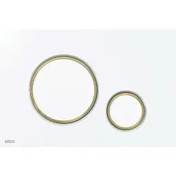 Alca tipka Thin M775 Bela sjaj zlatna sjaj