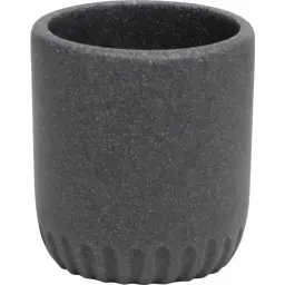 Tendance Čaša za četkice 9cm poliresin tamno siva