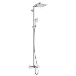 Hansgrohe Crometta E 240 termostatski usponski tuš sa izlivom Chrome 27298000