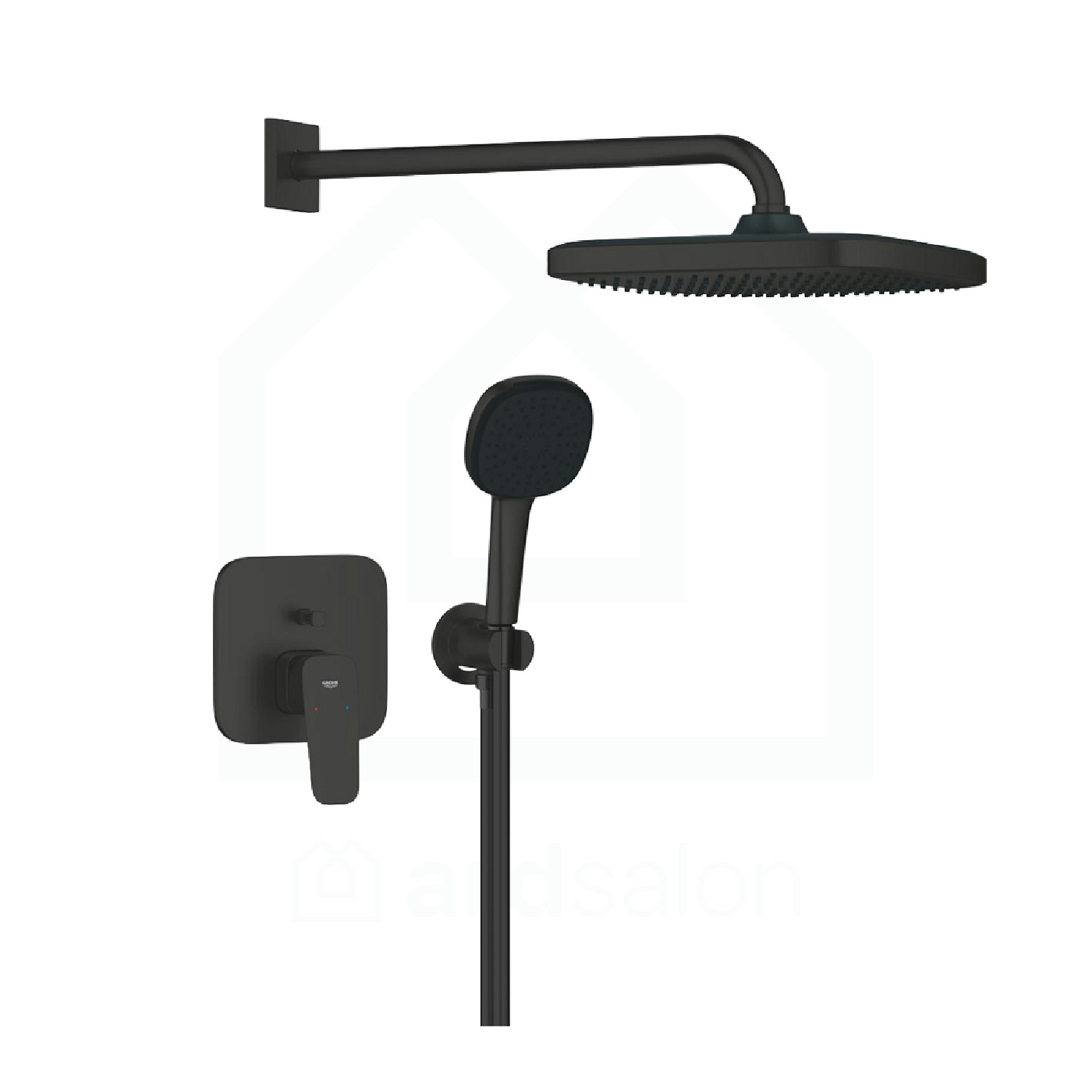 Grohe Cubeo ugradni set za tuš MATTE Black 1053362430 BEZ BOXA