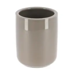 Tendance Čaša za četkice dolomit 10,7x8,3cm keramika sivo smeđa