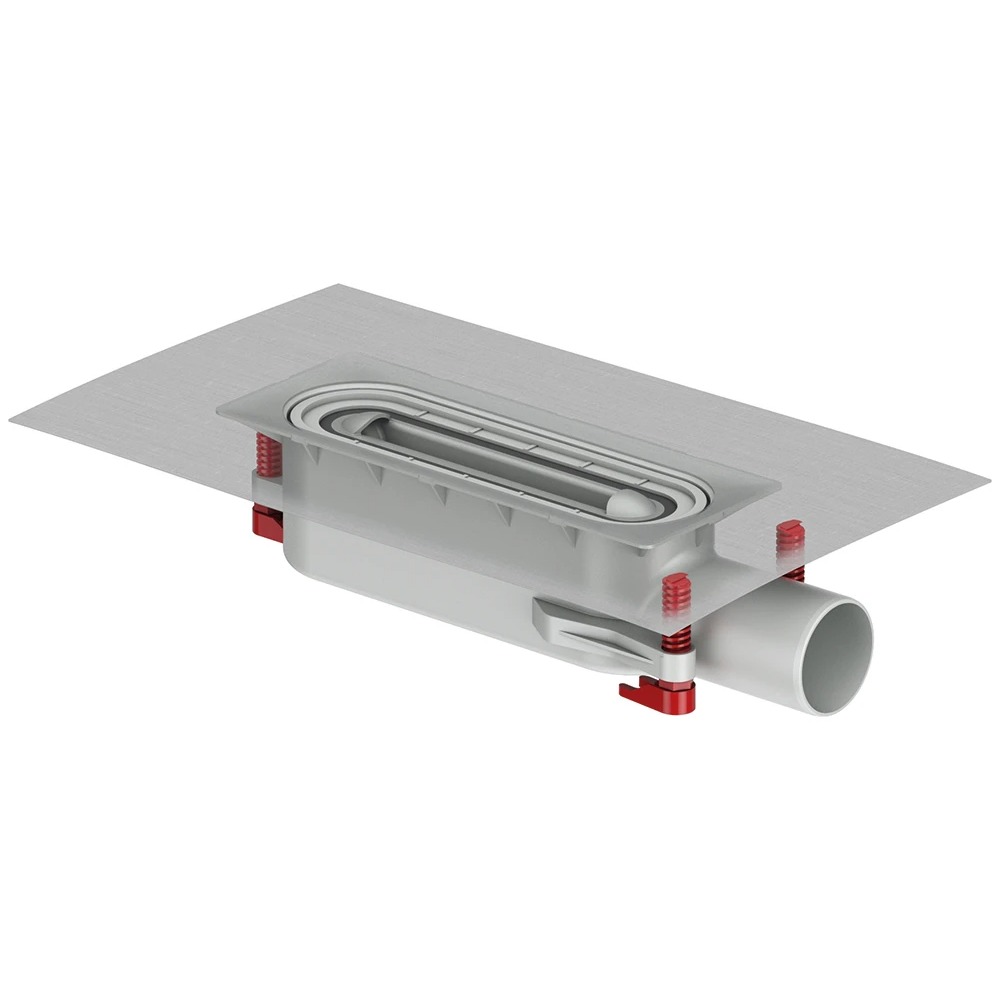 Aco ShowerDrain S+ Telo slivnika (pliće) DN50 mm h=70-160mm 9010.51.21