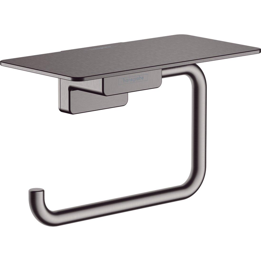 Hansgrohe AddStoris držač toalet papira sa policom brushed black hrom 41772340