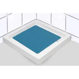 Tendance Guma za kadu 53x53 cm pvc paun plava