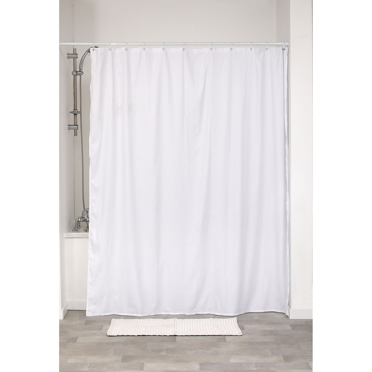 Tendance Zavesa za kadu 180X200CM mikrofiber Bela 1212100