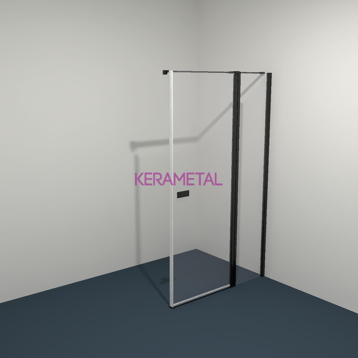 Kolpa Andromeda Tuš vrata D 120-UNI B/1 Black 516630