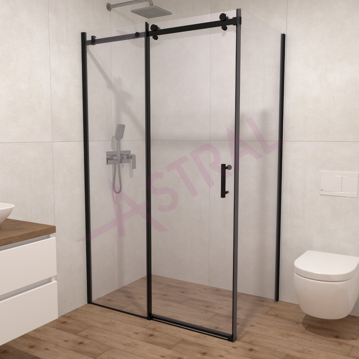 Astral Leo Black 120x80x195cm/8mm Nano easy