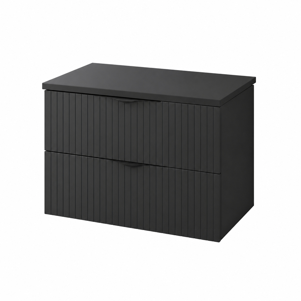 Cersanit Tirso Set 80cm Crna (Ormarić sa fiokama + Radna ploča)