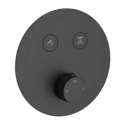 COPEN CoolTouch Maska termostatske baterije round mat crna C-01-511MB