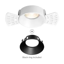 Braytron GU10 Ugradna Rozetna Okrugla Bela/Crna BH03-00810