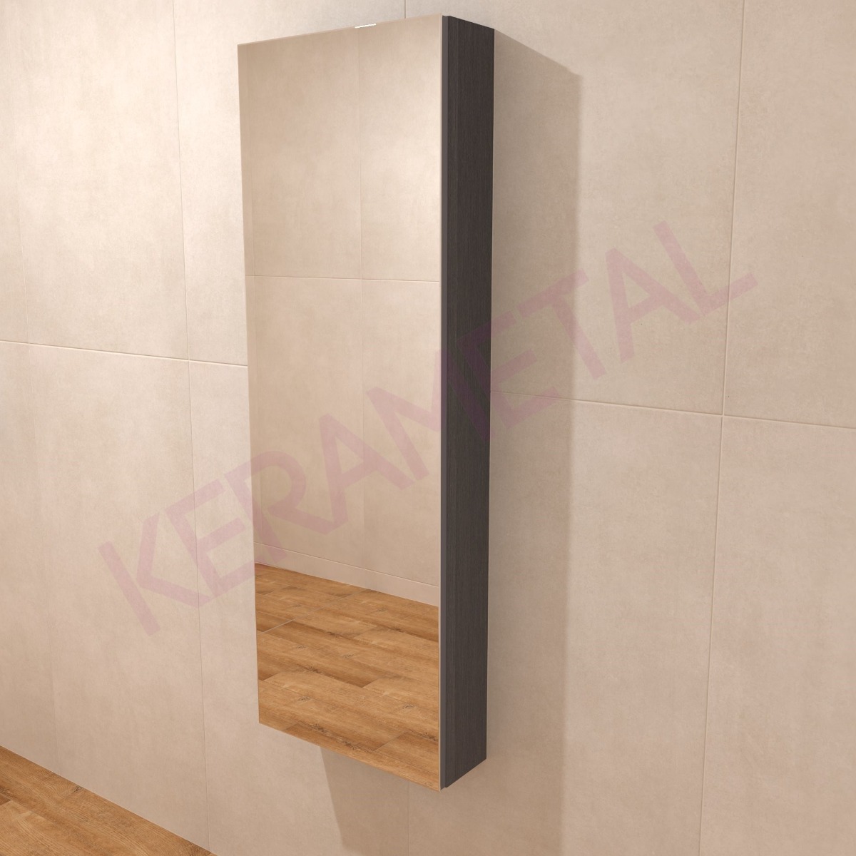 Kolpa ormarić s ogledalom Malaya M 1302/15 Dark gray 573750