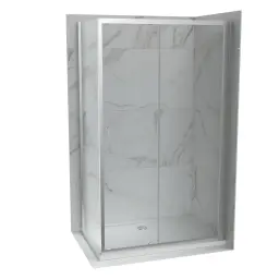 COPEN ATLAS Bočno staklo PRO 700×1950 hrom, staklo 6mm providno C-02-43070