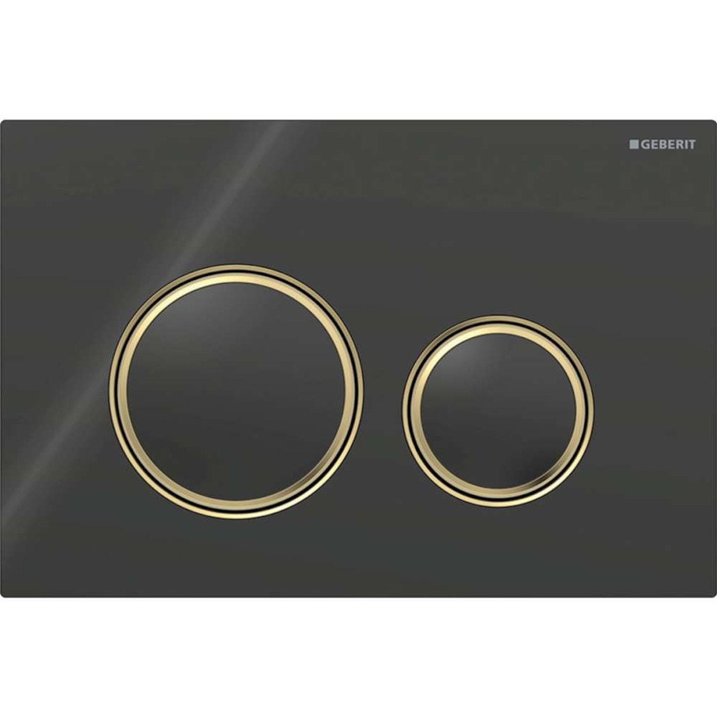 Geberit tipka Sigma50 crna/mesing/crna-staklo 115.652.SJ.1