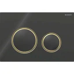Geberit tipka Sigma50 crna/mesing/crna-staklo 115.652.SJ.1