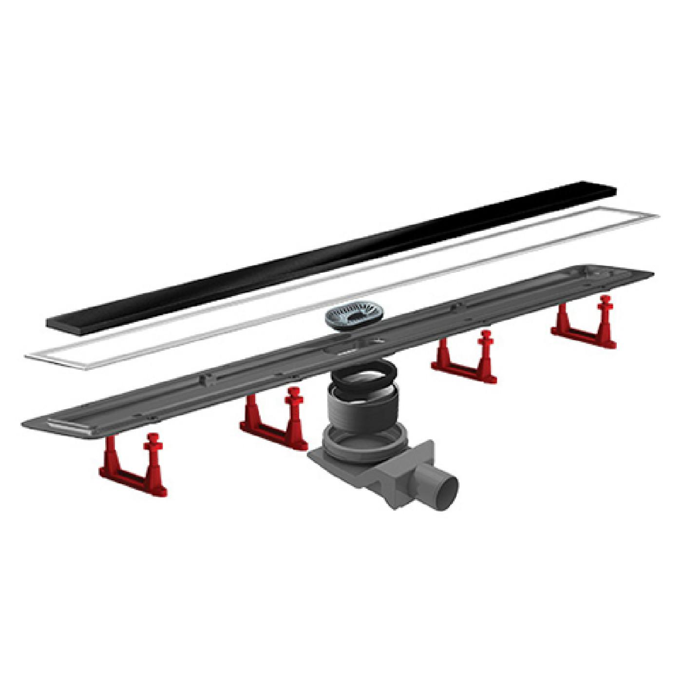 Peštan Premium Crno staklo 650mm 13100014