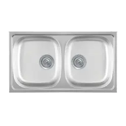 Metalac Luna FLEX Reljefna 2D Inox sudopera fi 90 770 x 435 123321