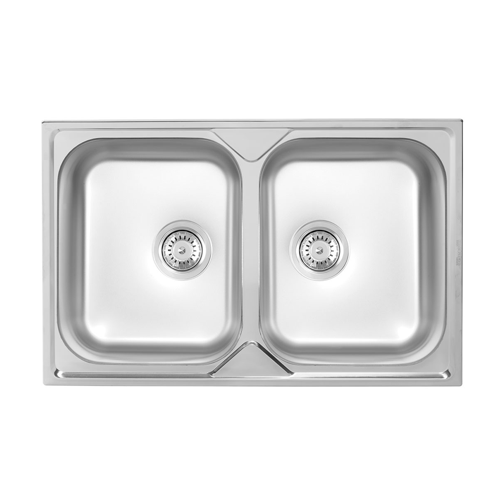 Metalac Nera PRAKTIK 2D Inox fi90 790x500