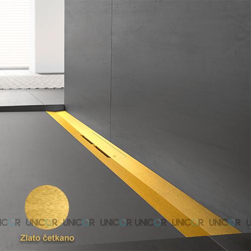 Tece Drainprofile zlatna četkana 1200 kanalica 671202