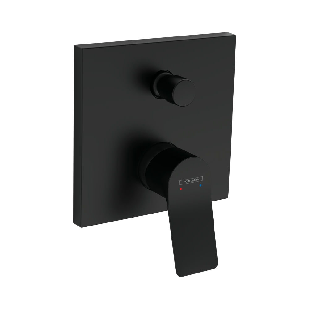 Hansgrohe Vivenis ugradna maska za tuš sa prebacivačem Matt Black 75416670