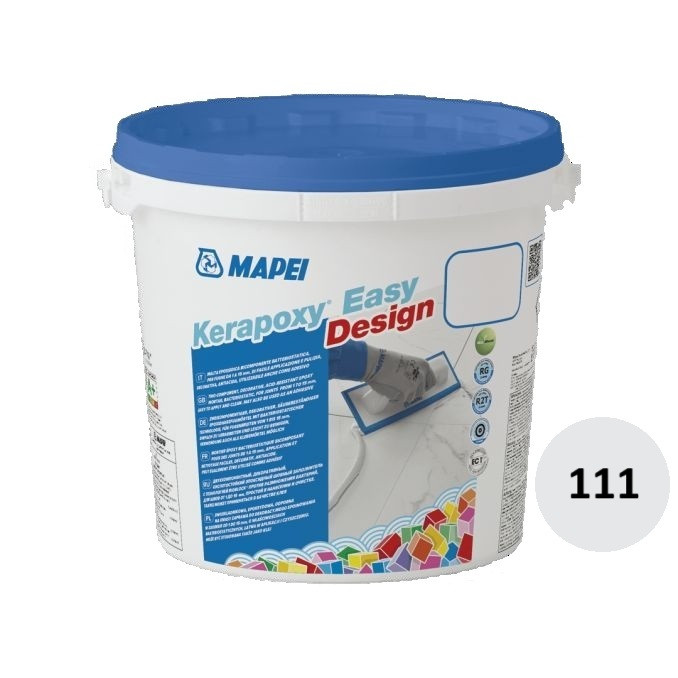 Mapei Kerapoxy easy design 111 Srebrno Siva kantica 3 kg