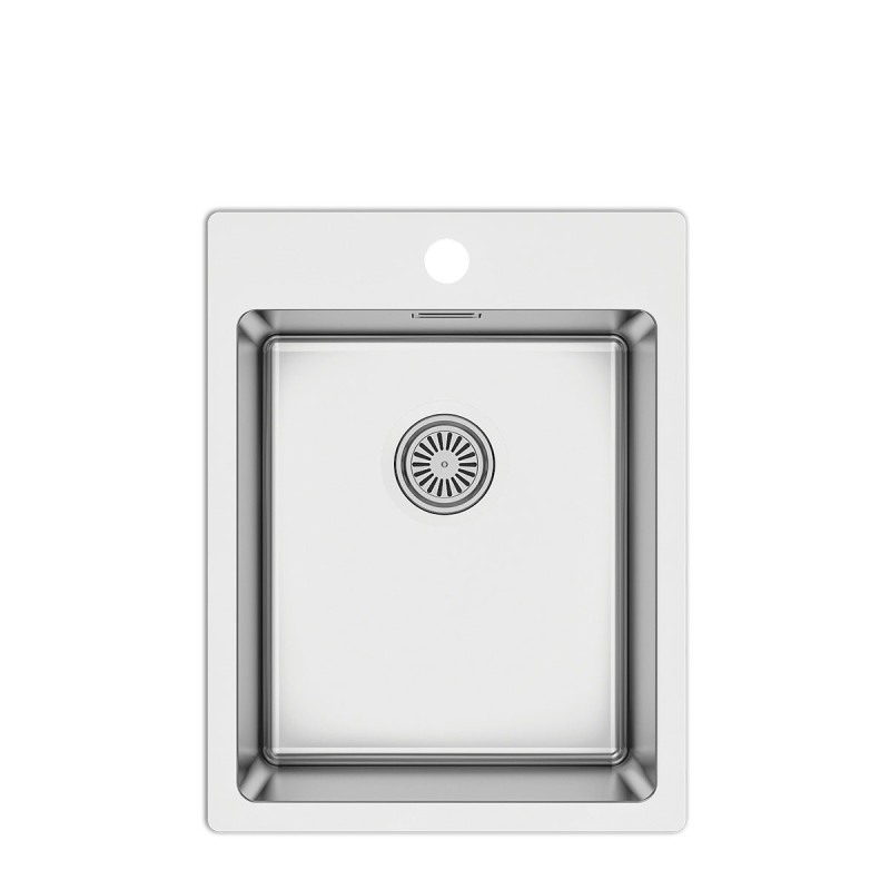 Metalac Ideal 340B Inox usadna 390x505 sa sifonom fi90 362629
